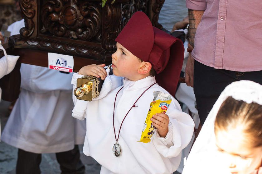 GALERÍA: Medio centenar de pequeños pasos procesionales toman parte en el desfile de procesiones infantiles 'Pasión y gloria de Lucena'