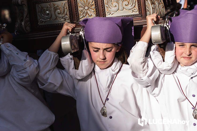 GALERÍA: Medio centenar de pequeños pasos procesionales toman parte en el desfile de procesiones infantiles 'Pasión y gloria de Lucena'