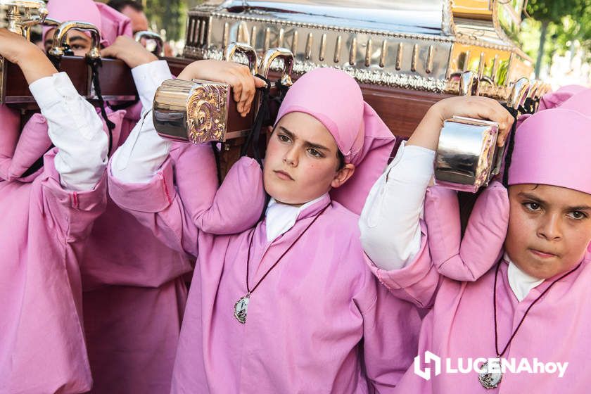 GALERÍA: Medio centenar de pequeños pasos procesionales toman parte en el desfile de procesiones infantiles 'Pasión y gloria de Lucena'