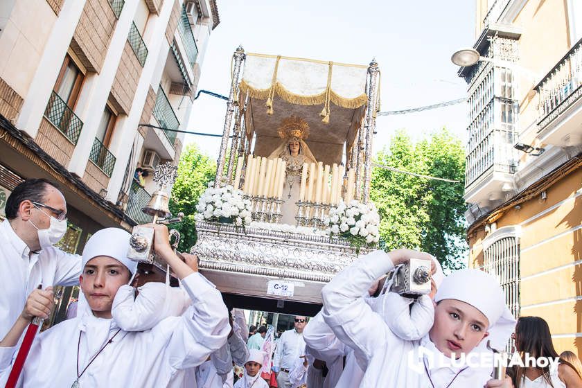 GALERÍA: Medio centenar de pequeños pasos procesionales toman parte en el desfile de procesiones infantiles 'Pasión y gloria de Lucena'