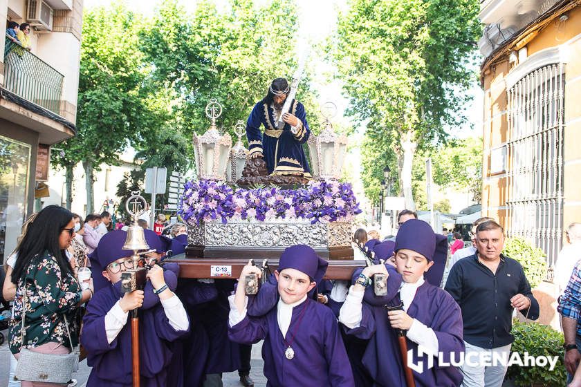 GALERÍA: Medio centenar de pequeños pasos procesionales toman parte en el desfile de procesiones infantiles 'Pasión y gloria de Lucena'