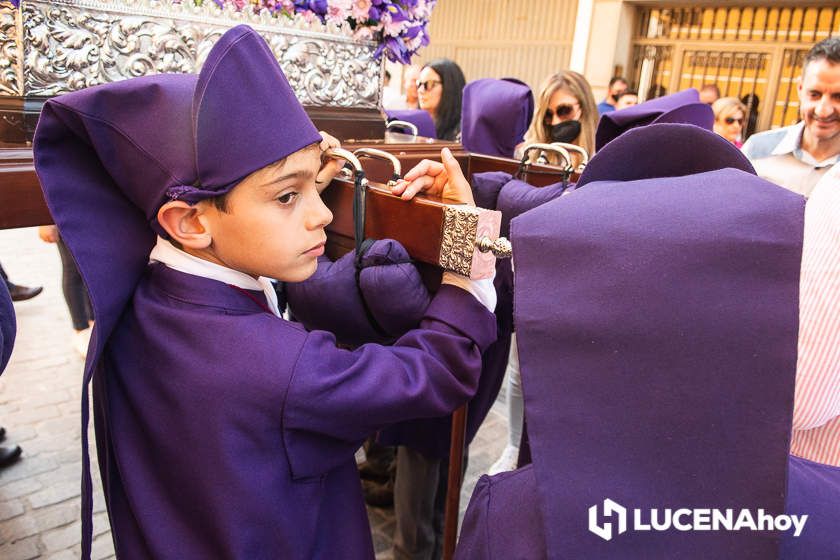 GALERÍA: Medio centenar de pequeños pasos procesionales toman parte en el desfile de procesiones infantiles 'Pasión y gloria de Lucena'