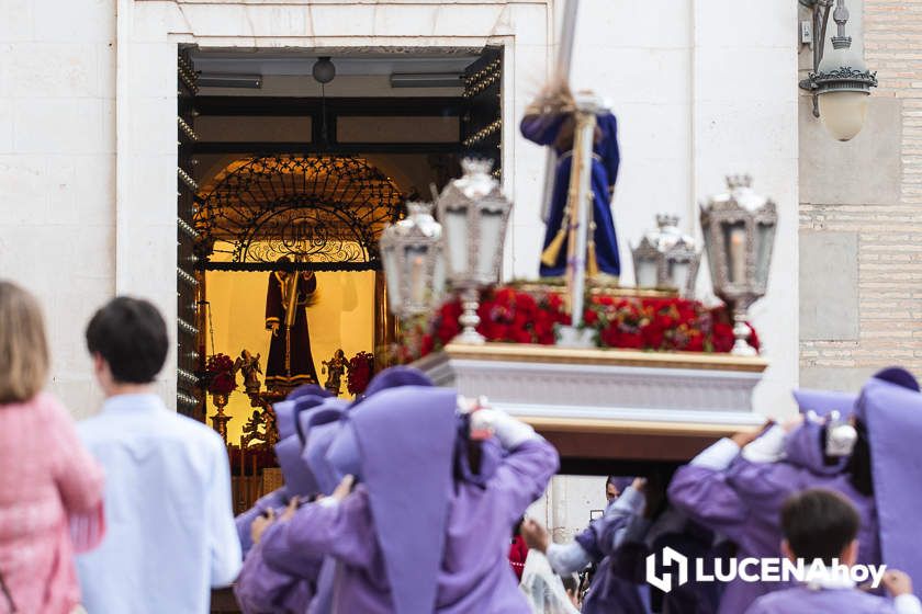 GALERÍA: Medio centenar de pequeños pasos procesionales toman parte en el desfile de procesiones infantiles 'Pasión y gloria de Lucena'