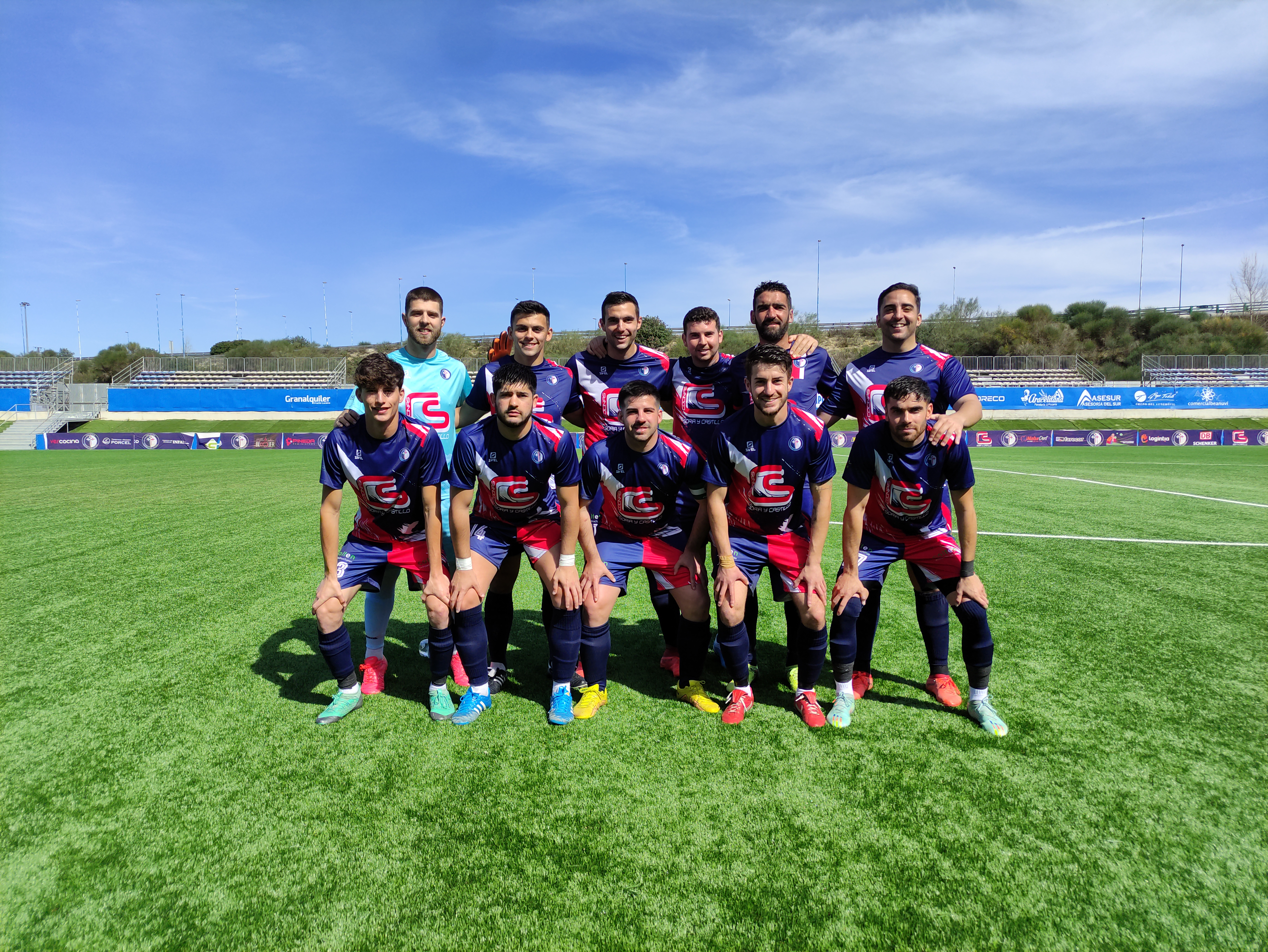 Once inicial del CD Lucecor contra el Almodóvar del Río CF