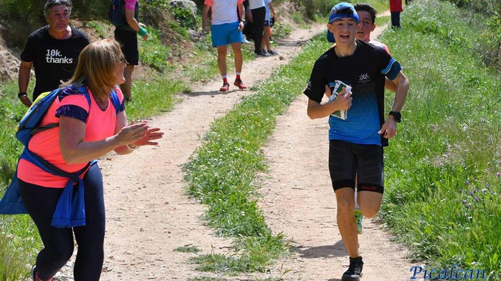  Andrés Rodríguez en un tramo de la carrera 