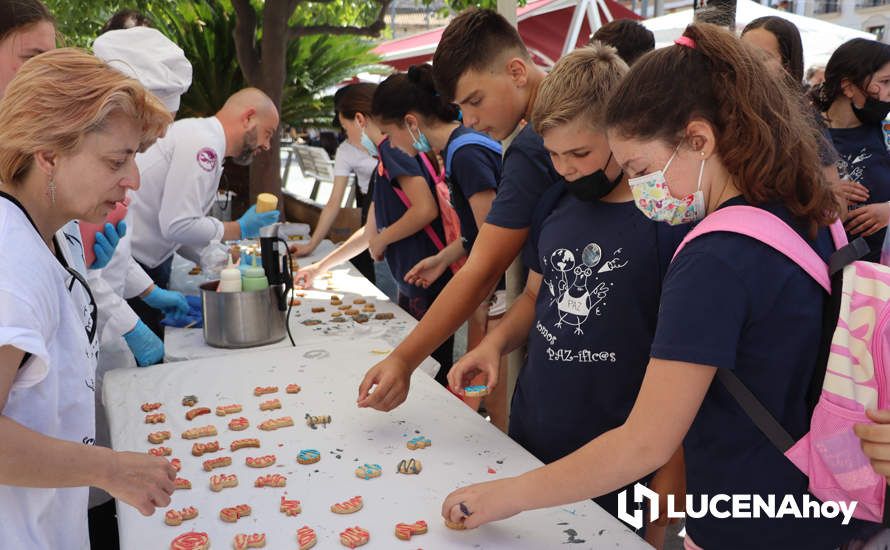 GALERÍA: Alumnos de los distintos centros educativos de Lucena celebran con una jornada lúdica en la Plaza Nueva el Día de la Paz