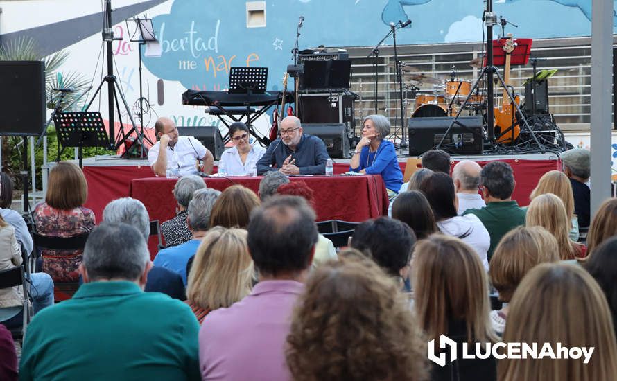 GALERÍA: El Festival de Jazz de Lucena abre el telón con la presentación del libro de Emilio Calvo de Mora y la actuación de Harmonix Project