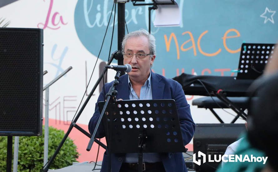 GALERÍA: El Festival de Jazz de Lucena abre el telón con la presentación del libro de Emilio Calvo de Mora y la actuación de Harmonix Project