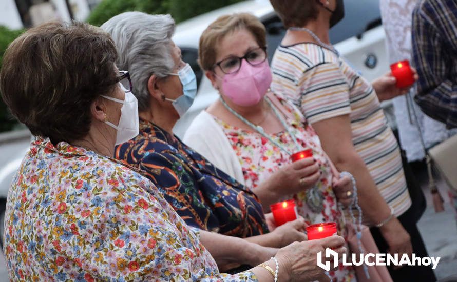 GALERÍA: La procesión de la Virgen de Fátima recorre las calles del barrio de Santiago