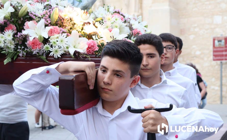 GALERÍA: La procesión de la Virgen de Fátima recorre las calles del barrio de Santiago