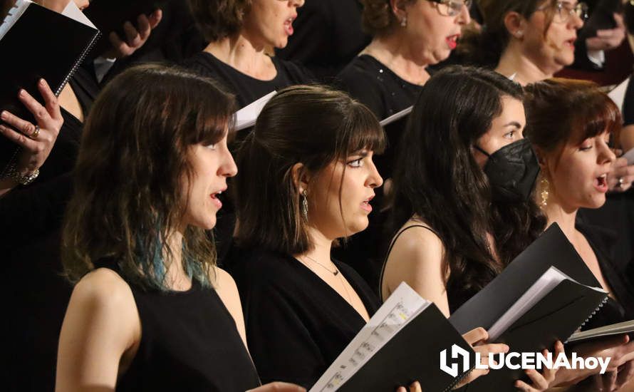 GALERÍA: El Coro del Conservatorio de Lucena celebró su Concierto Sacro a beneficio de Ucrania