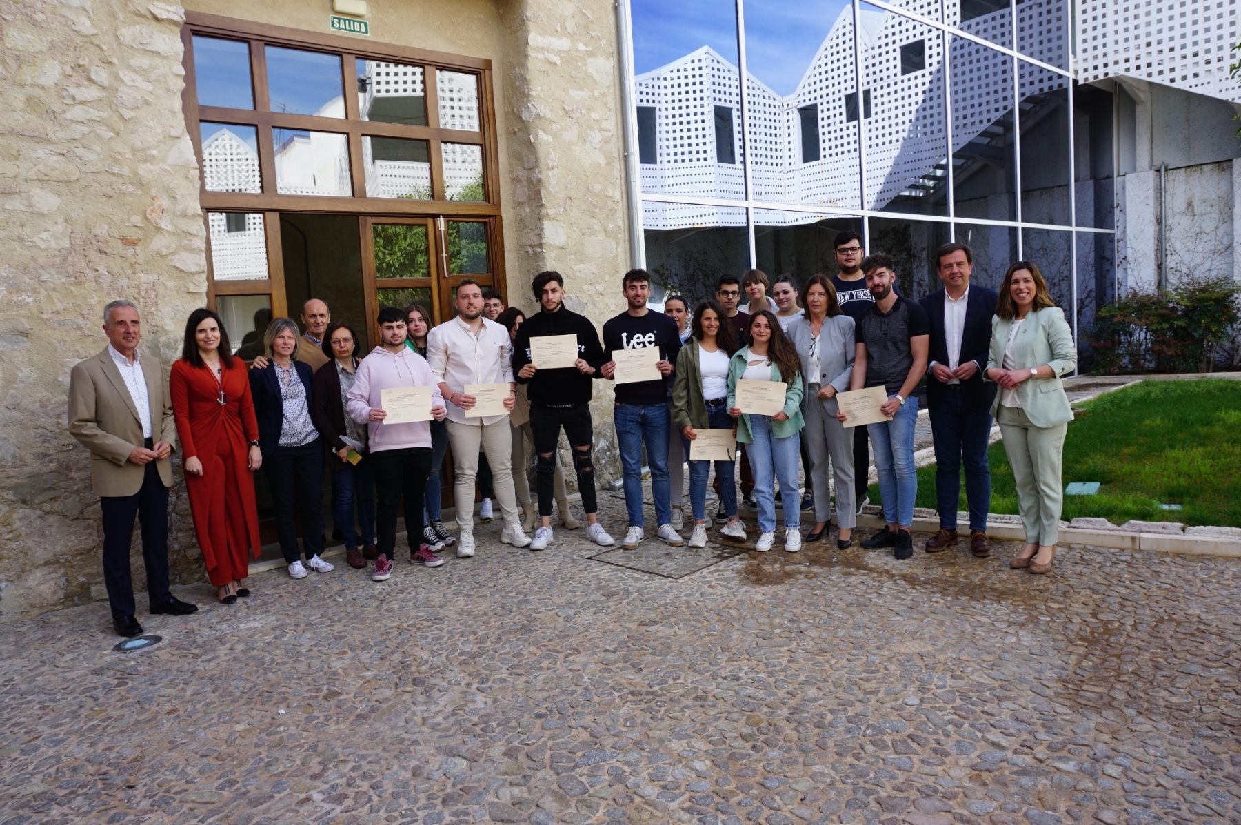 Clausura en la Casa de los Mora del Programa de Empleo y Formación "Lucena Activa 1"