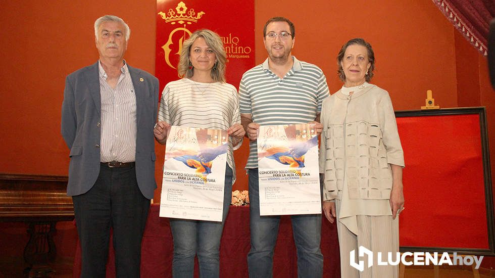  Un momento de la presentación del concierto en el Círculo Lucentino 