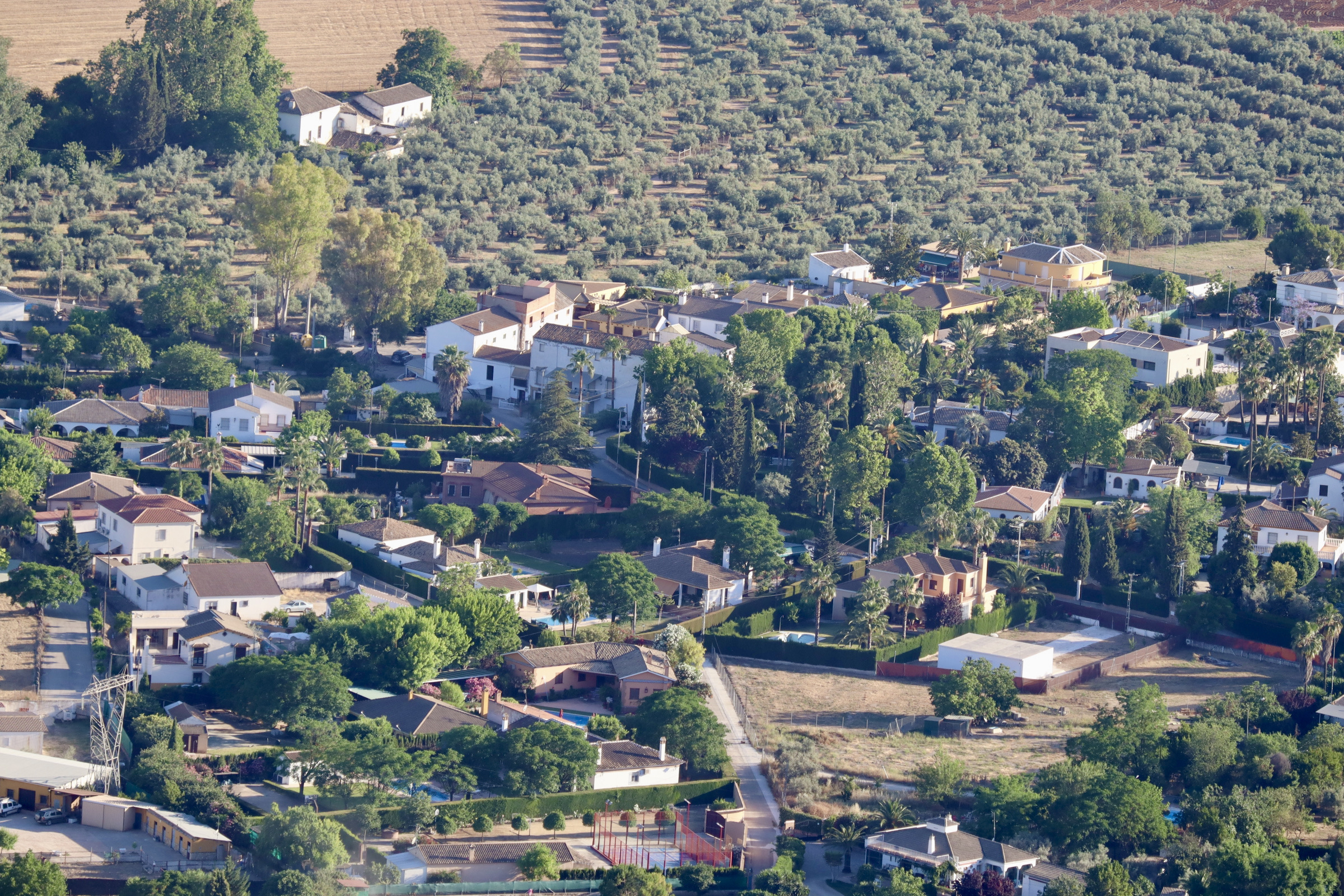 Vista aérea de Campo de Aras