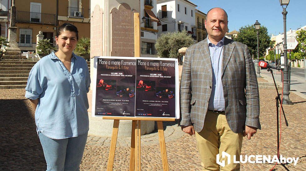  Mamen Beato y César del Espino han presentado el cartel de este "mano a mano" flamenco 