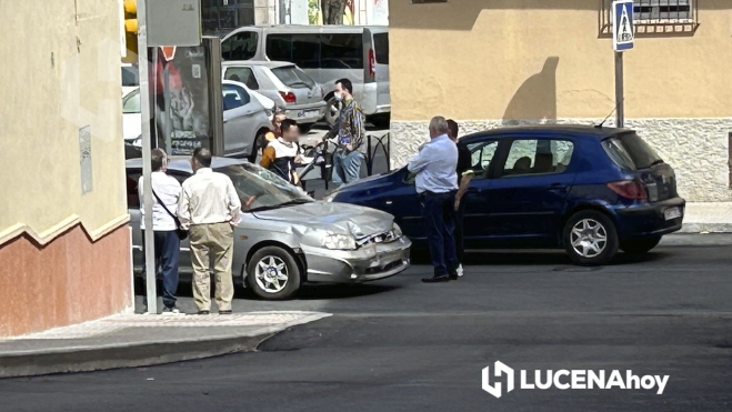 Accidente de tráfico en la calle Juego de Pelota