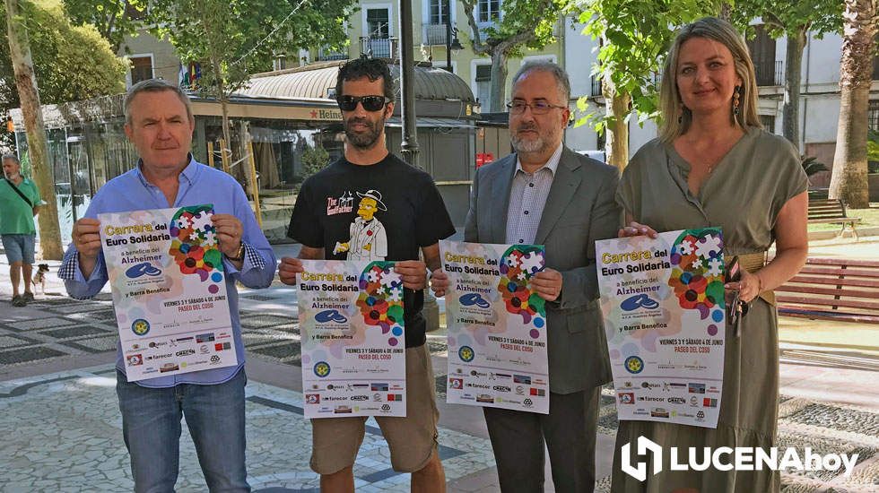  Presentación de la Carrera del Euro Solidario a beneficio de la Asociación de Alzheimer "Nuestros Ángeles" 