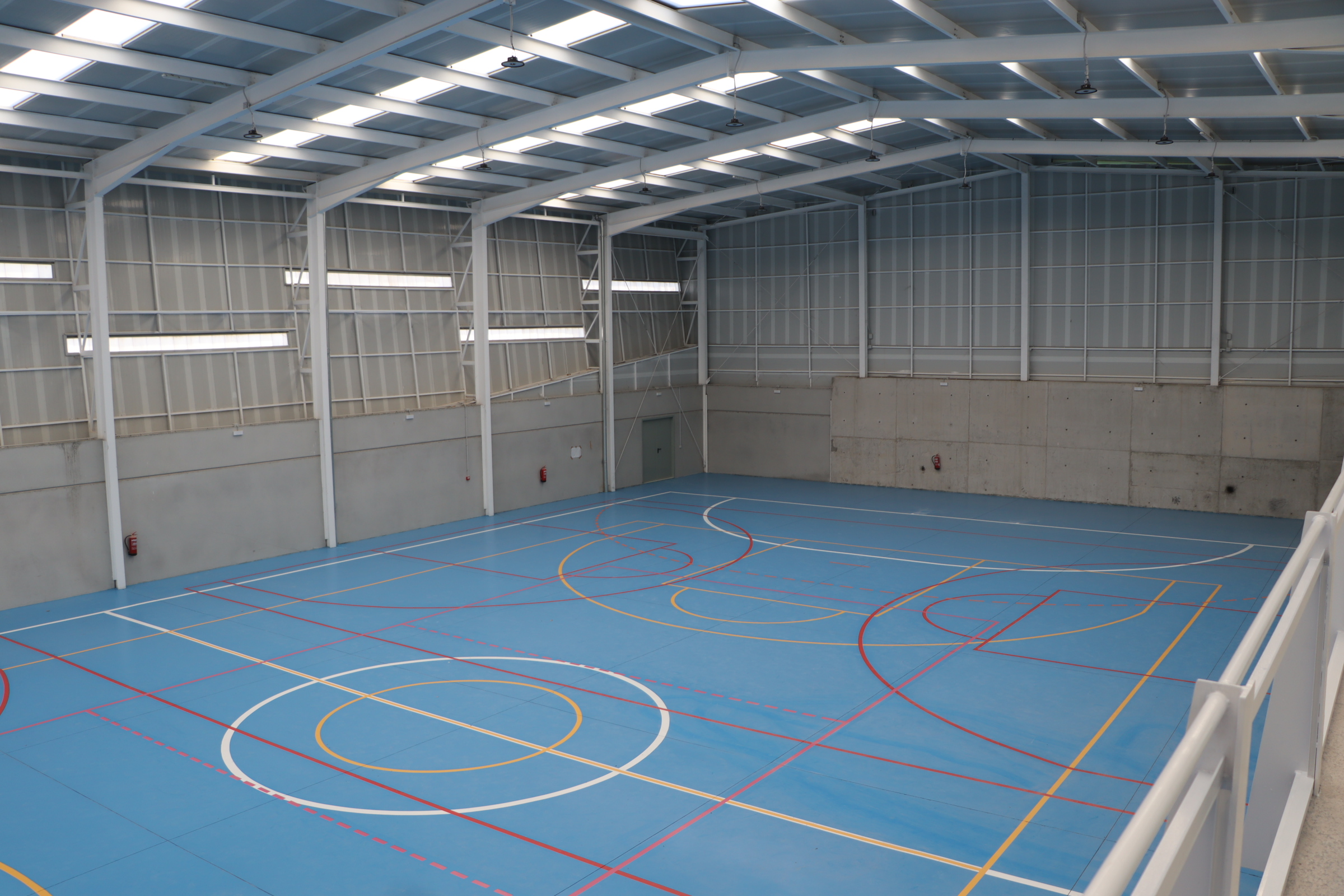 Interior del pabellón de Deportes "Ernestina Maenza". Imagen de archivo