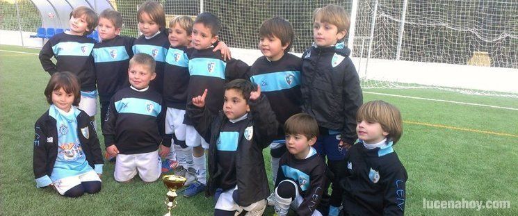  Los "Babys" del Lucena, niños de 4 y 5 años, participarán en la "Baby World Cup" 