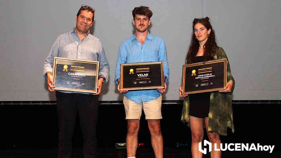 GALERÍA: "Velar", de Rafael Martínez, primer premio del Certamen de Cortos de la Subbética, cuya entrega de premios se celebró este viernes en Lucena