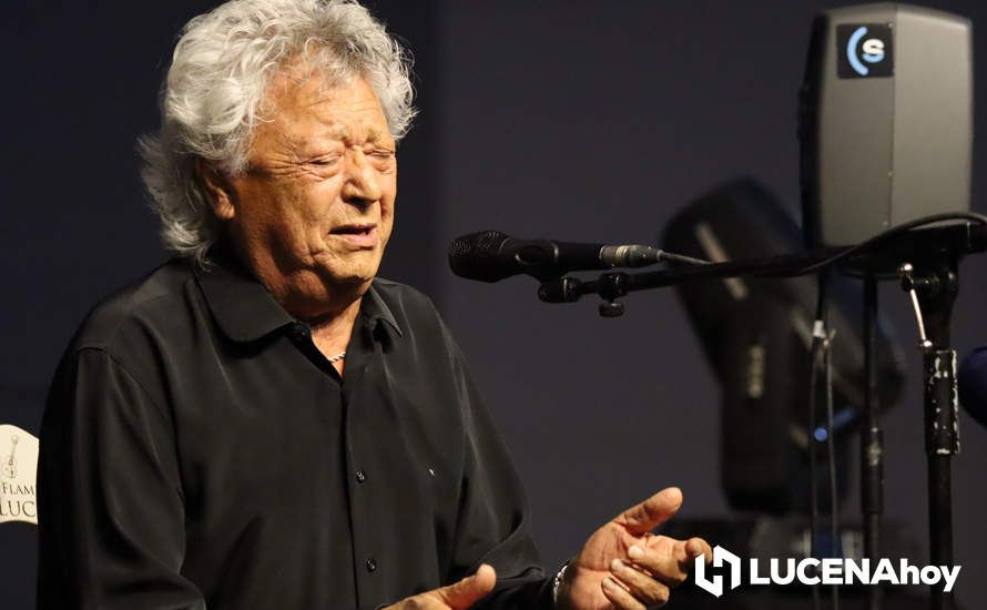 GALERÍA: Las imágenes del "mano a mano" de esencias flamencas de El Pele y Pansequito en el Auditorio de Lucena