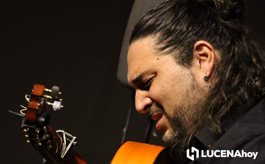 GALERÍA: Las imágenes del "mano a mano" de esencias flamencas de El Pele y Pansequito en el Auditorio de Lucena