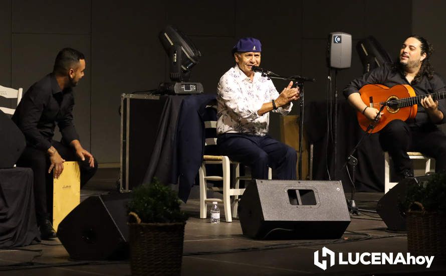 GALERÍA: Las imágenes del "mano a mano" de esencias flamencas de El Pele y Pansequito en el Auditorio de Lucena