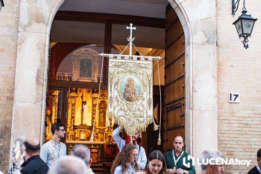 GALERÍA: Las imágenes de la procesión de regreso del Simpecado de la Hermandad del Rocío de Lucena al Carmen tras la Romería de Pentecostés en tierras almonteñas