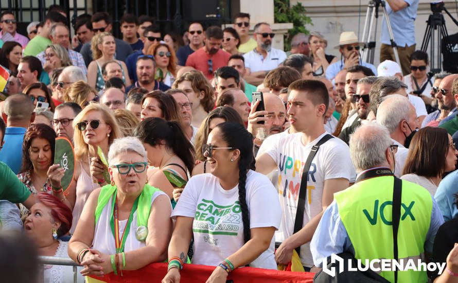 GALERÍA: Las imágenes del mitin de Vox en Lucena con Abascal, Olona y Monasterio GALERÍA: Las imágenes del mitin de Vox en Lucena con Abascal, Olona y Monasterio