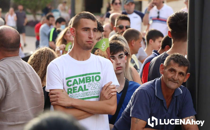 GALERÍA: Las imágenes del mitin de Vox en Lucena con Abascal, Olona y Monasterio GALERÍA: Las imágenes del mitin de Vox en Lucena con Abascal, Olona y Monasterio