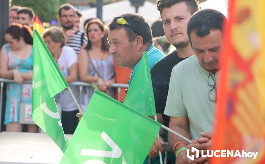 GALERÍA: Las imágenes del mitin de Vox en Lucena con Abascal, Olona y Monasterio GALERÍA: Las imágenes del mitin de Vox en Lucena con Abascal, Olona y Monasterio