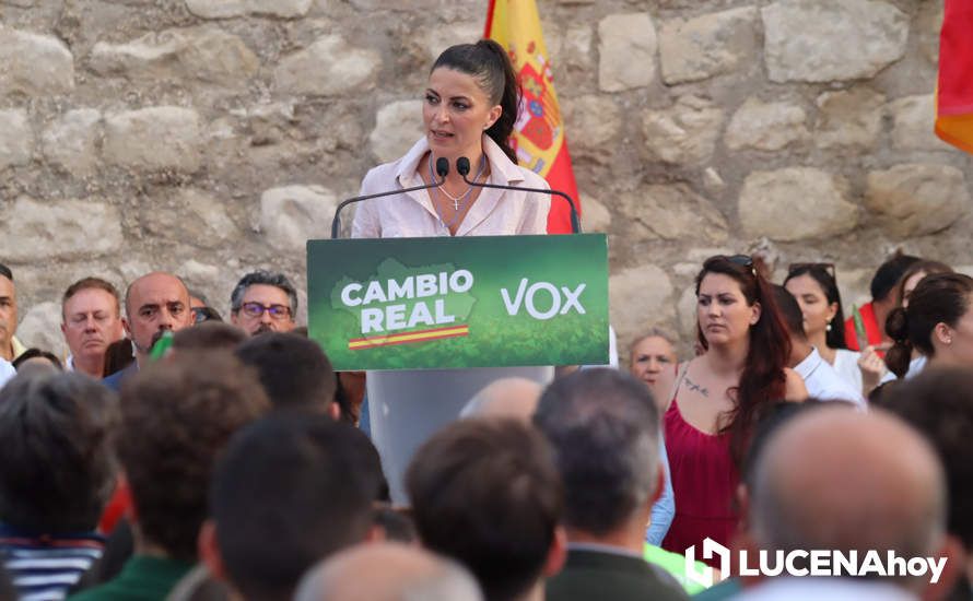 GALERÍA: Las imágenes del mitin de Vox en Lucena con Abascal, Olona y Monasterio GALERÍA: Las imágenes del mitin de Vox en Lucena con Abascal, Olona y Monasterio