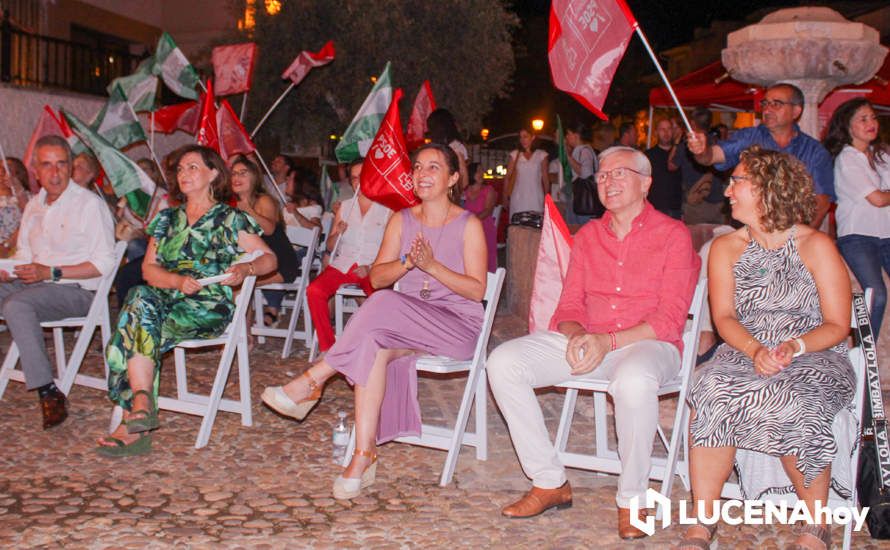 GALERÍA: Las imágenes del acto público del PSOE en La Barrera con Carmen Calvo e Isabel Ambrosio