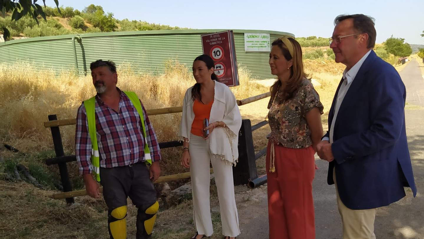  Visita de Francisco Palomares a la Vía Verde del Aceite 