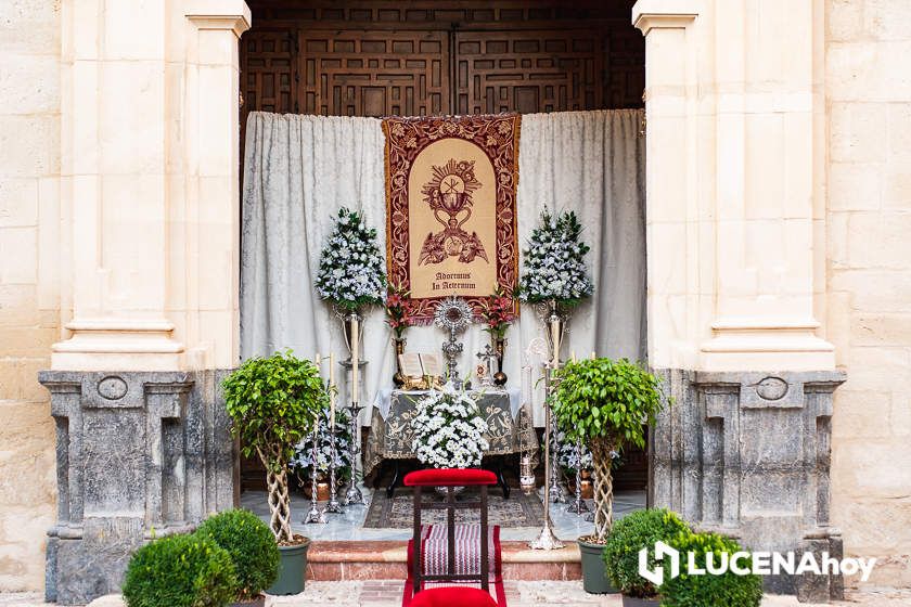 GALERÍA: Las imágenes de la procesión del Corpus Christi en Lucena.