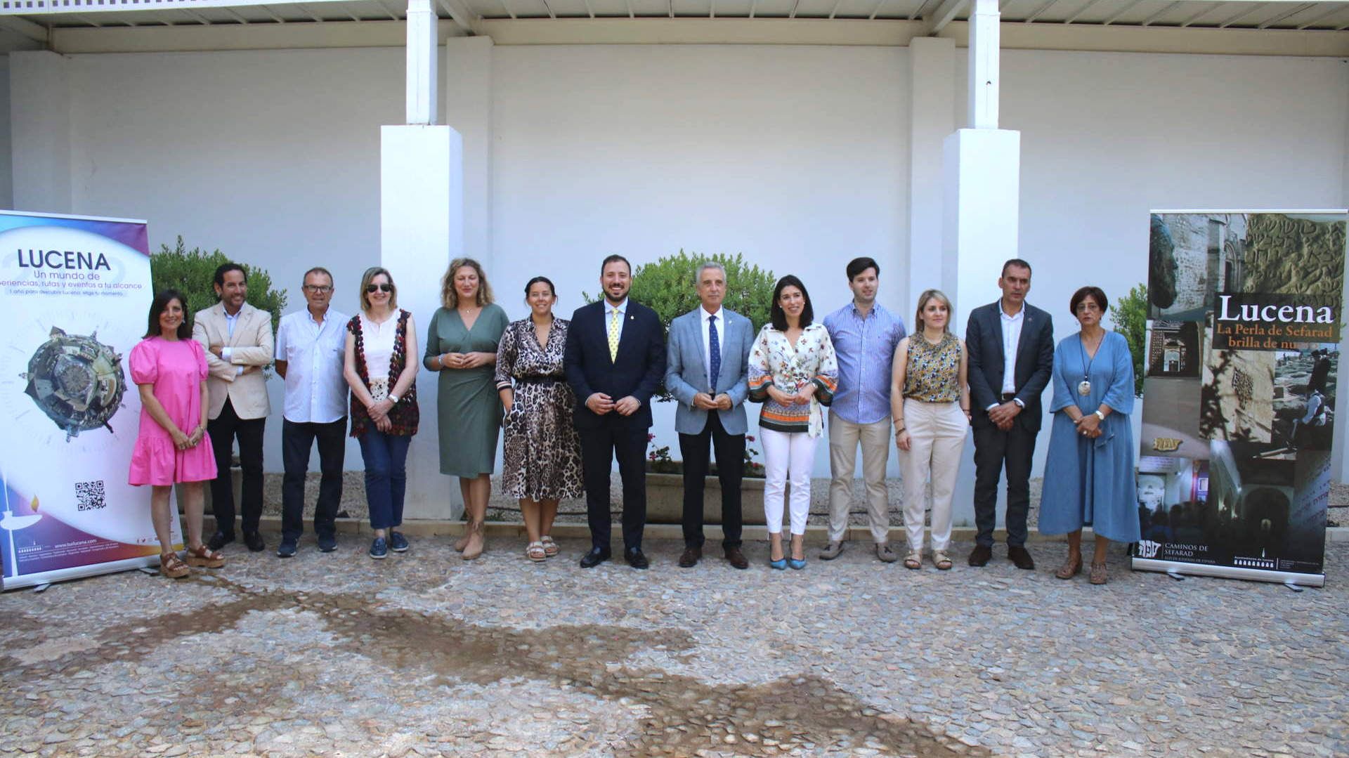  Asistentes a la Asamblea General de la Red de Juderías de España celebrada en la Casa de los Mora de Lucena 