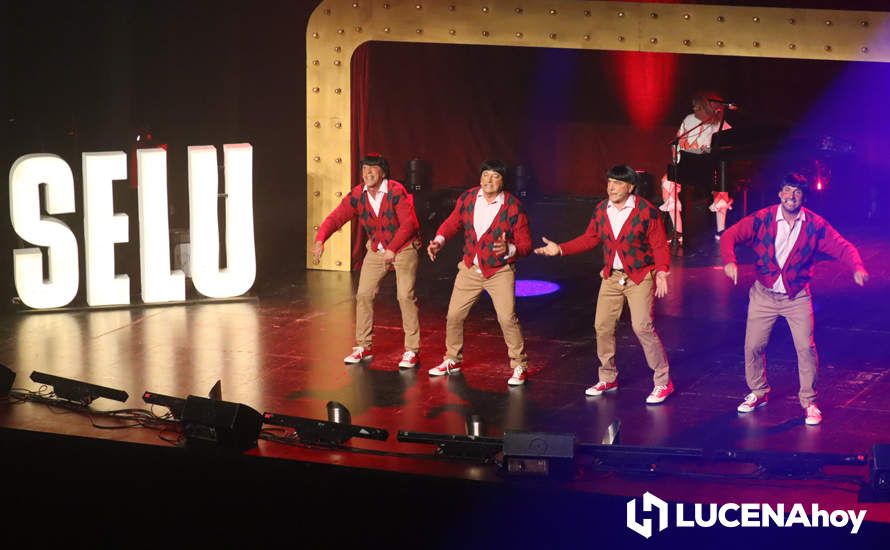 GALERÍA: El Selu llena el Auditorio de Lucena con la colección de personajes de su emblemática chirigota en un divertido musical GALERÍA: El Selu llena el Auditorio de Lucena con la colección de personajes de su emblemática chirigota en un divertido musical