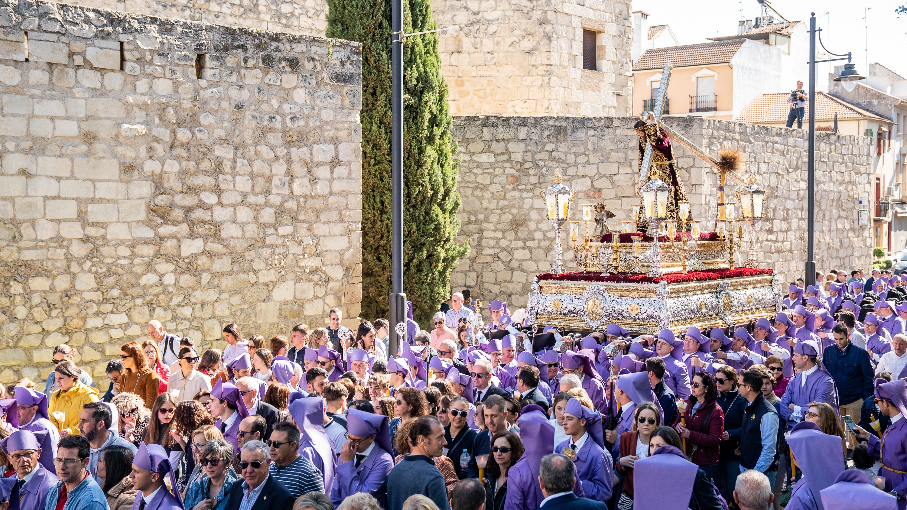 Una imagen de Ntro. Padre Jesús Nazareno el pasado Viernes Santo. Archivo