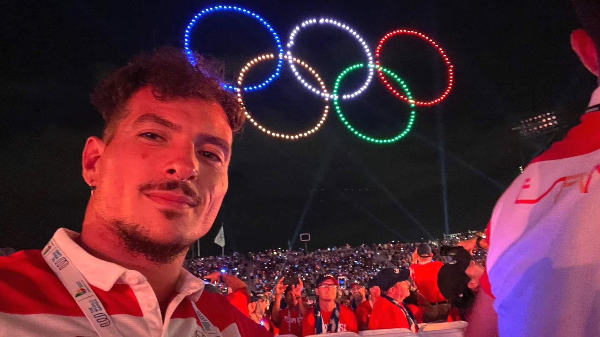  Xak durante la ceremonia de apertura de los World Games 