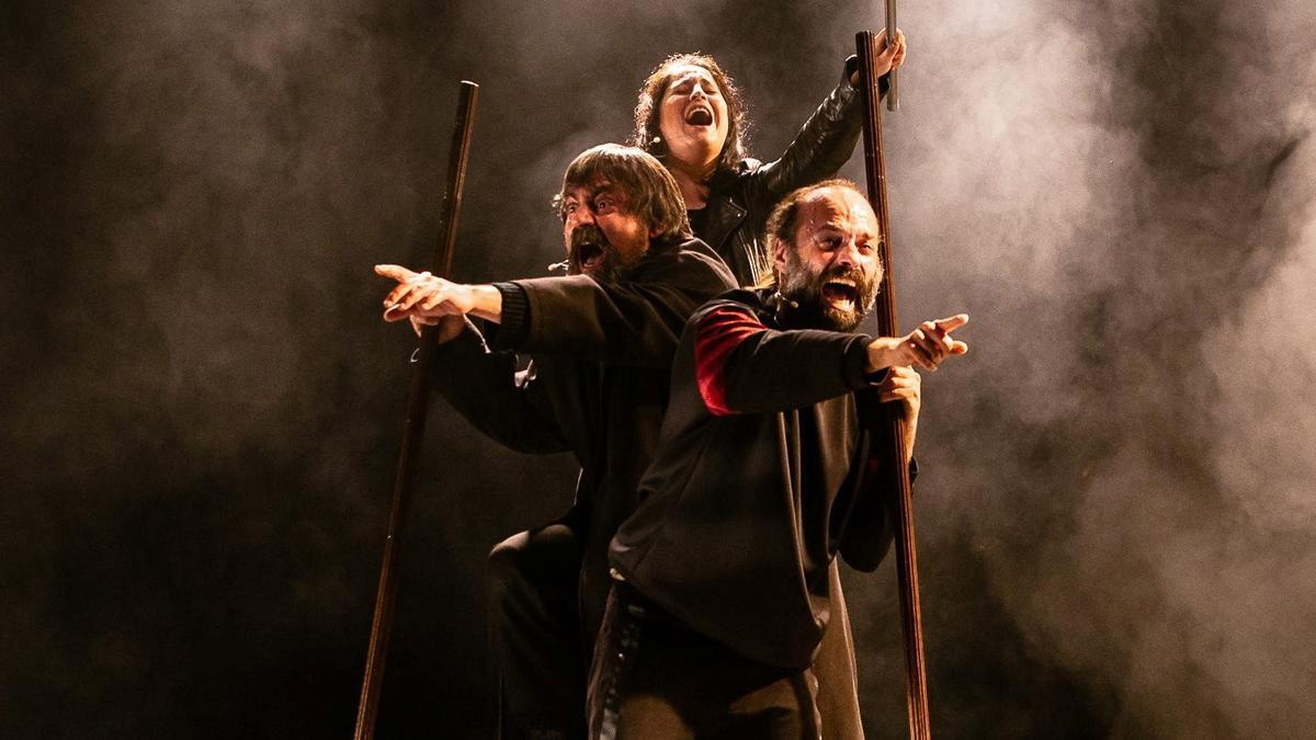 Una escena de la obra teatral "Conquistadores" que podremos ver el 21 de abril dentro de la programación cultural de abril