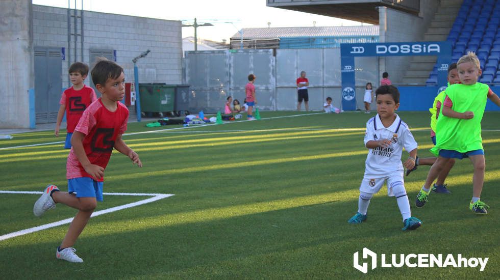 GALERÍA: El CD Lucecor finaliza su Escuela de Tecnificación de Fútbol con más de 150 participantes