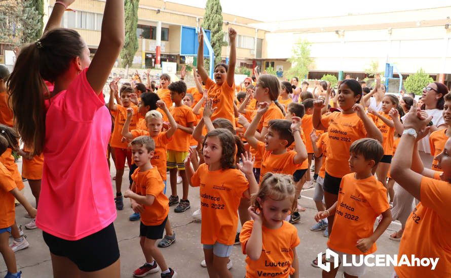 GALERÍA: Una fiesta clausura las ludotecas de verano, que se cierran con la participación de más de 1.300 escolares