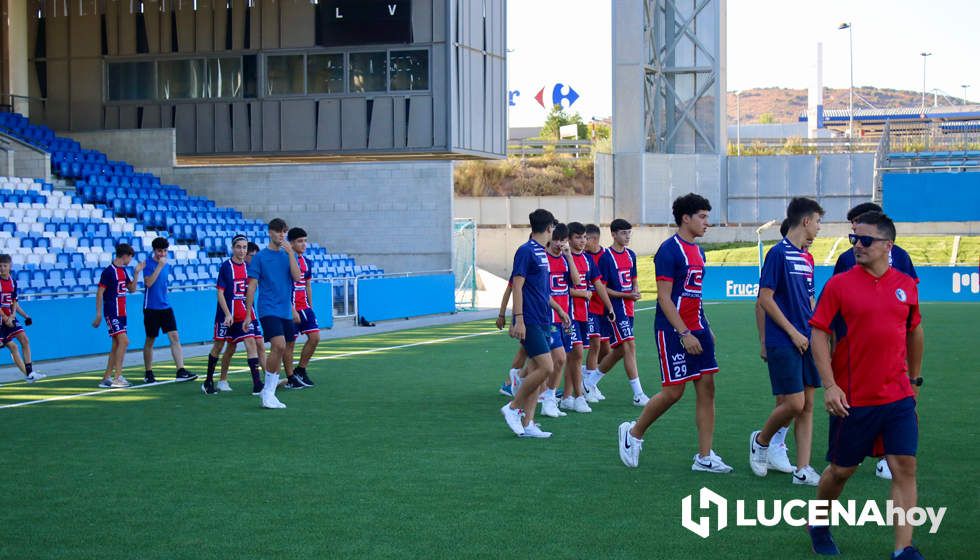 GALERÍA: Las imágenes de la presentación de los equipos base del CD Lucecor y el torneo de fútbol Torre del Moral, que se llevó el juvenil del Cádiz CF