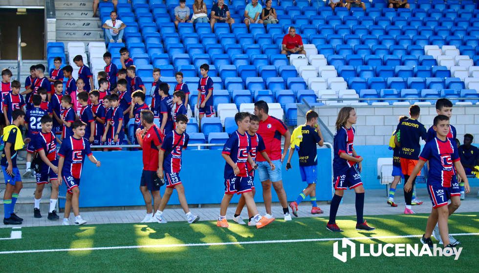 GALERÍA: Las imágenes de la presentación de los equipos base del CD Lucecor y el torneo de fútbol Torre del Moral, que se llevó el juvenil del Cádiz CF