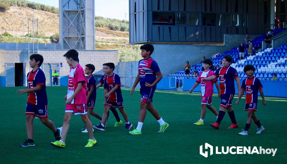 GALERÍA: Las imágenes de la presentación de los equipos base del CD Lucecor y el torneo de fútbol Torre del Moral, que se llevó el juvenil del Cádiz CF