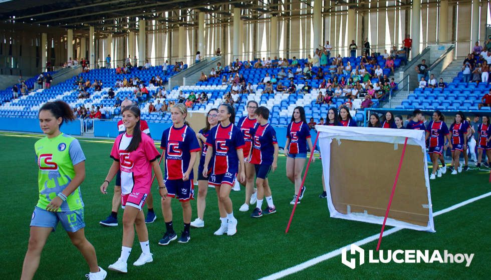 GALERÍA: Las imágenes de la presentación de los equipos base del CD Lucecor y el torneo de fútbol Torre del Moral, que se llevó el juvenil del Cádiz CF