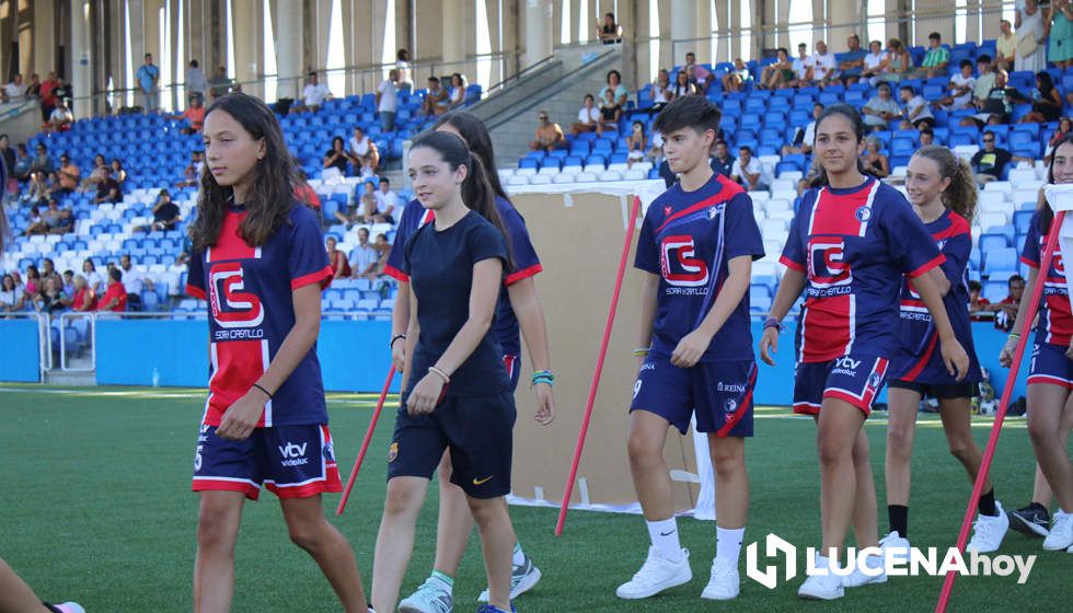 GALERÍA: Las imágenes de la presentación de los equipos base del CD Lucecor y el torneo de fútbol Torre del Moral, que se llevó el juvenil del Cádiz CF