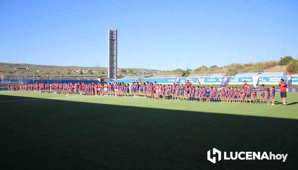 GALERÍA: Las imágenes de la presentación de los equipos base del CD Lucecor y el torneo de fútbol Torre del Moral, que se llevó el juvenil del Cádiz CF