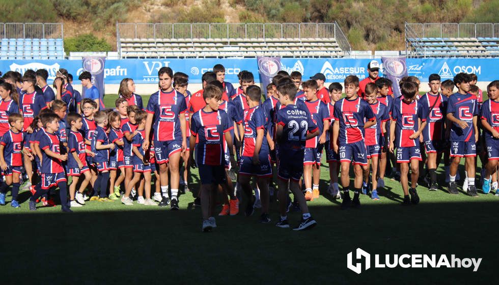 GALERÍA: Las imágenes de la presentación de los equipos base del CD Lucecor y el torneo de fútbol Torre del Moral, que se llevó el juvenil del Cádiz CF