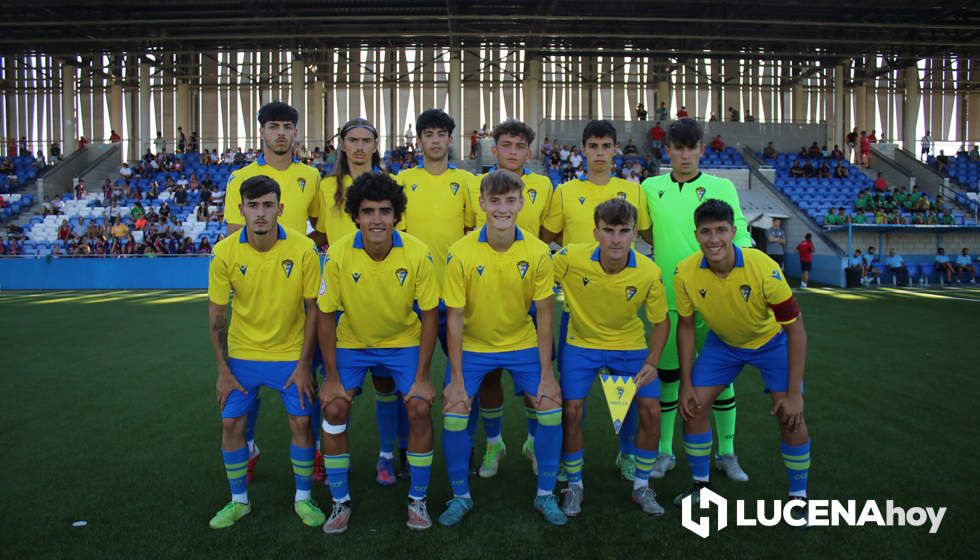 El juvenil del Cádiz CF, ganador de la pasada edición del torneo, que este año repite en el cartel